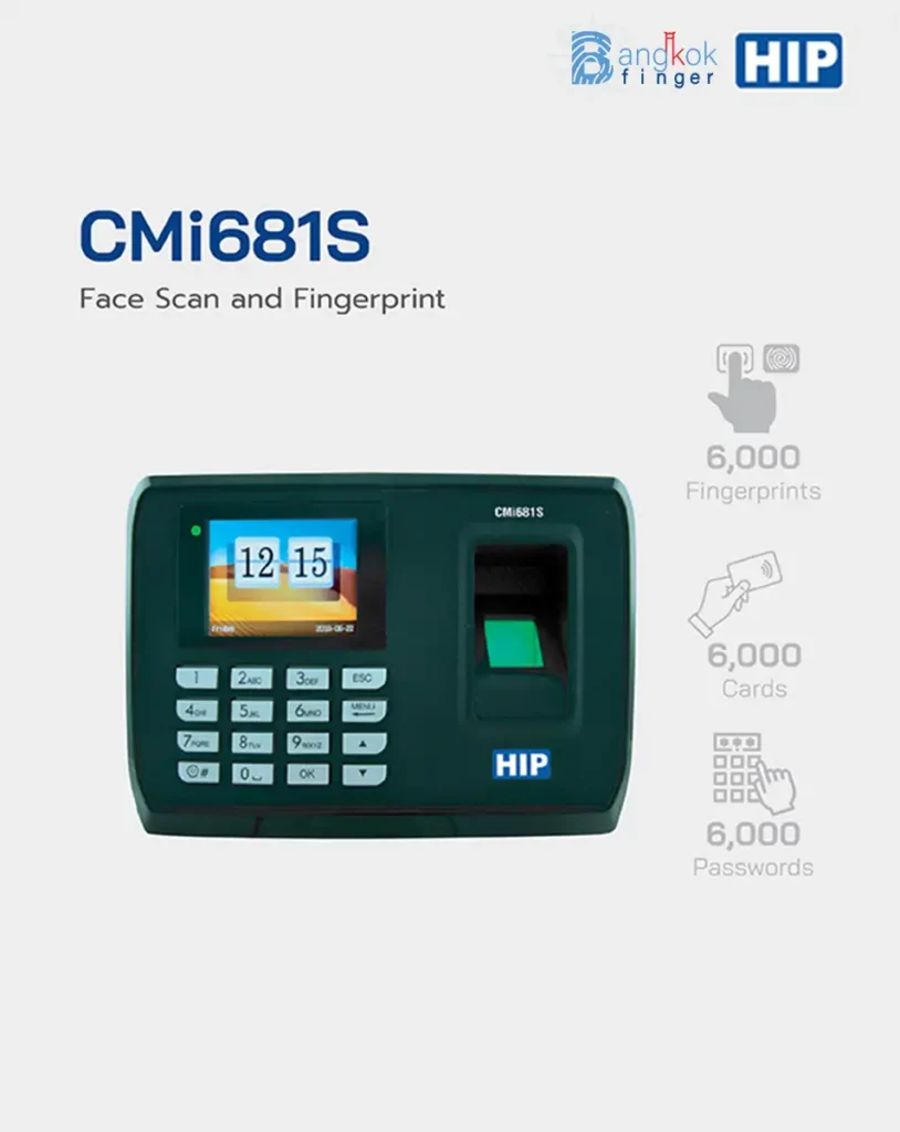 เครื่องสแกนลายนิ้วมือ HIP CMI681s Gallery 2